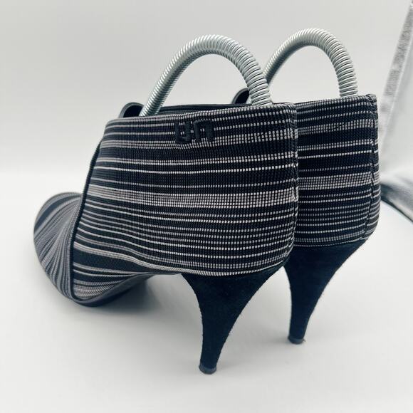 United Nude Women's Fold Hi Booties Black/Gray Size 40 US 9 Stretch - Picture 2 of 7